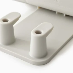 Wall-mounted Ecru Iron Storage Caddy - Image 3