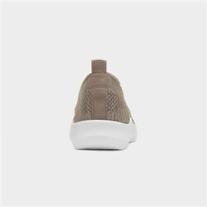 Mens Beige Slip On Canvas Shoe - Image 2