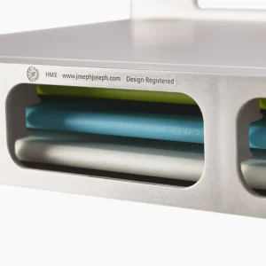 Slim 3-piece Under-shelf Multicolour Chopping Board Set - Image 3