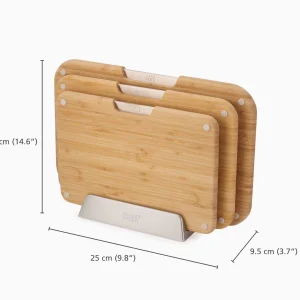 Boards 3-piece Bamboo Chopping Board Set - Image 3